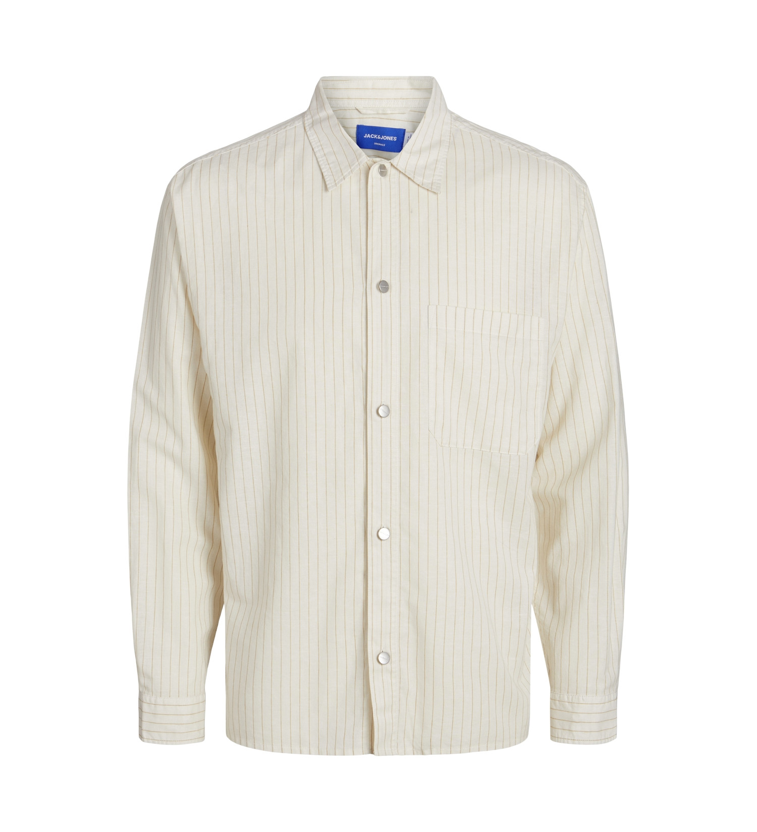 პერანგი Jack & Jones - JORSUMMER LINEN BLEND OVERSHIRT LS