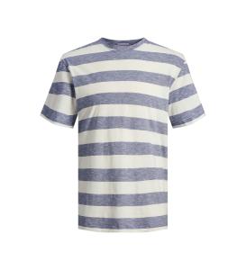 მაისური Jack & Jones - JORARUBA STRIPE TEE SS CREW NECK