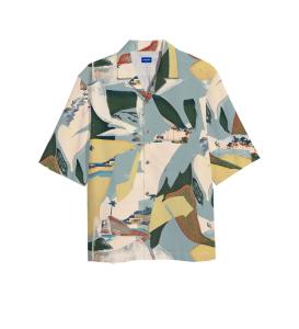 პერანგი Jack & Jones - JORJEFF GALLERY RESORT SHIRT SS TG