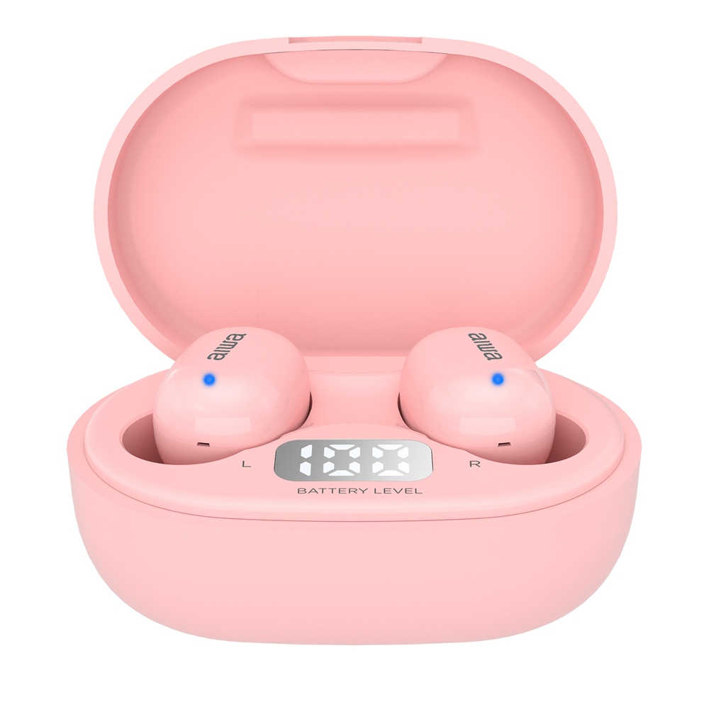 Aiwa EBTW-150PK True Wireless Earbuds Pink