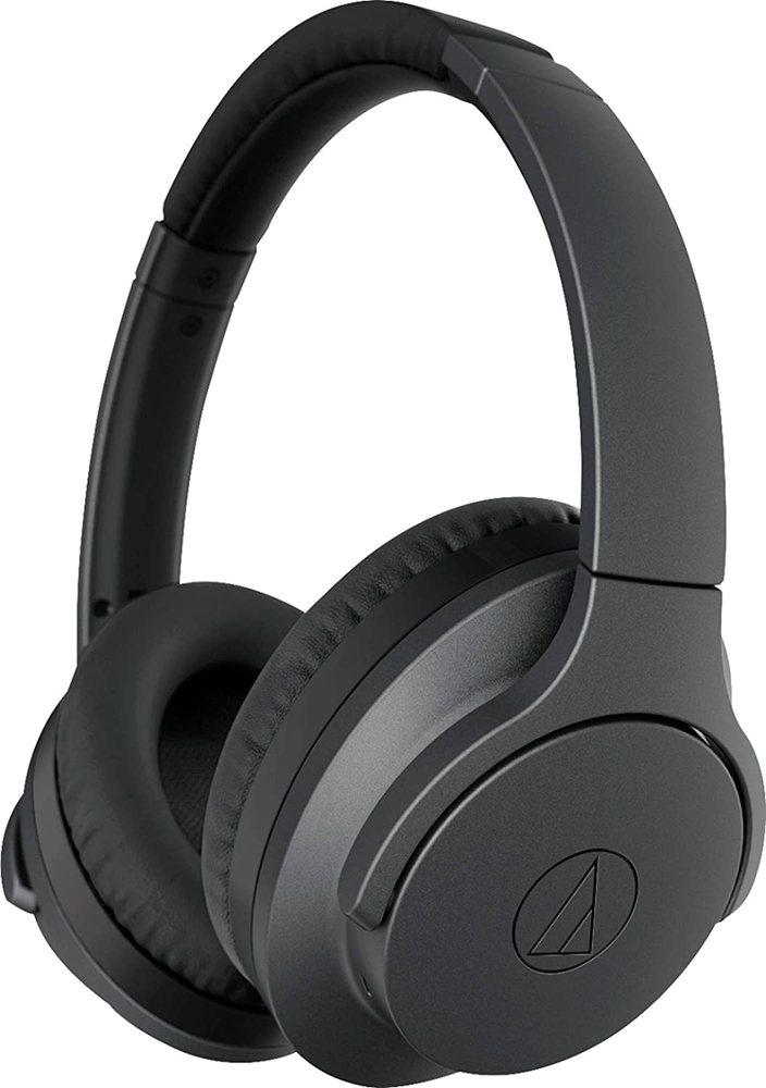 Audio-Technica ATH-ANC700BTBK QuietPoint Wireless Active Noise-Cancelling Headphones Black