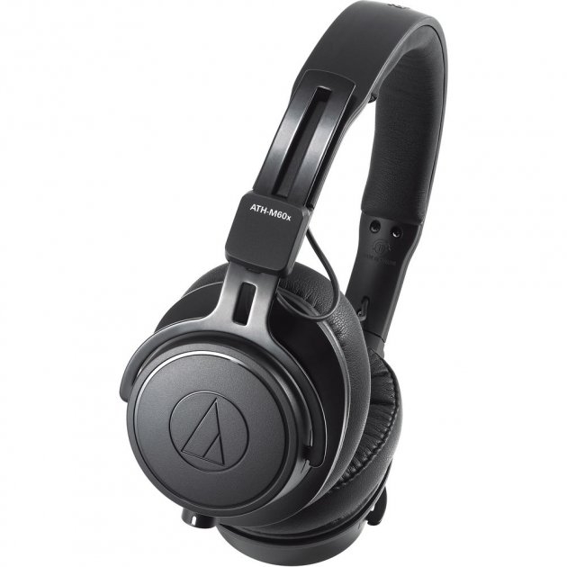 Audio-Technica ATH-M60X Professional Studio Monitor Headphones Black