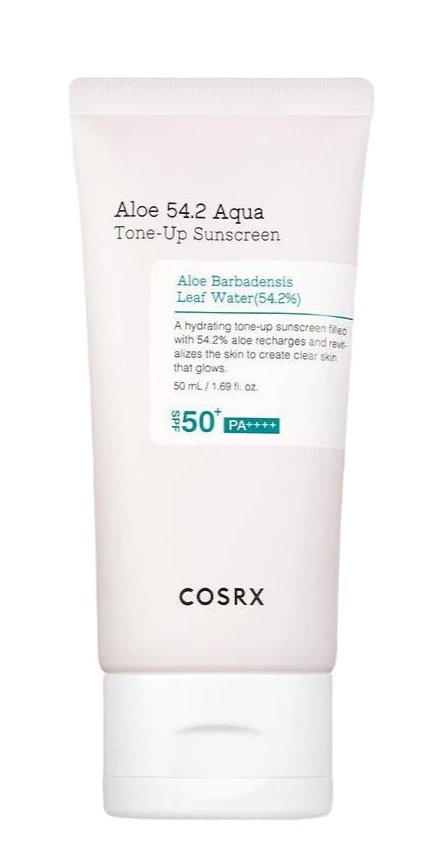 COSRX Aloe 54.2 Aqua Tone-Up სახის მზისგან დამცავი SPF 50+ 50 მლ