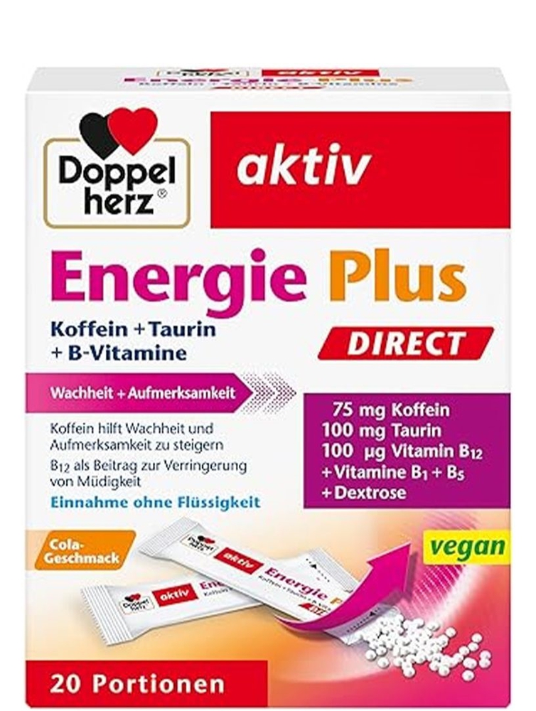 Doppelherz Aktiv Energie Plus, 20 პაკეტი