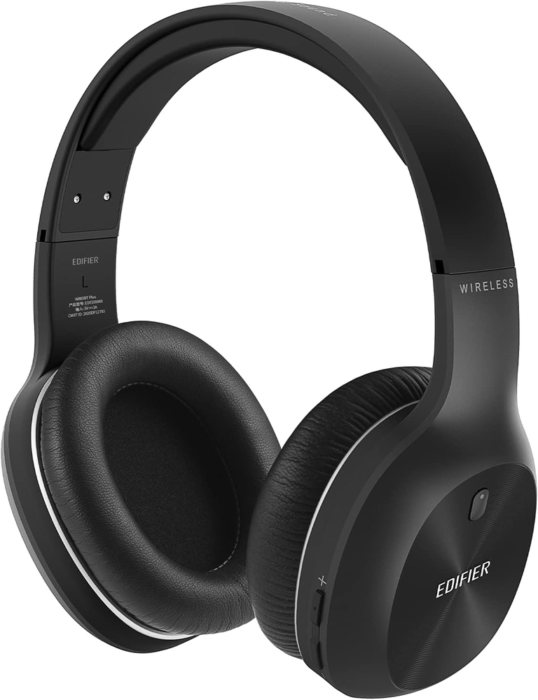 Edifier W800BT Plus Bluetooth Stereo Headphones Black