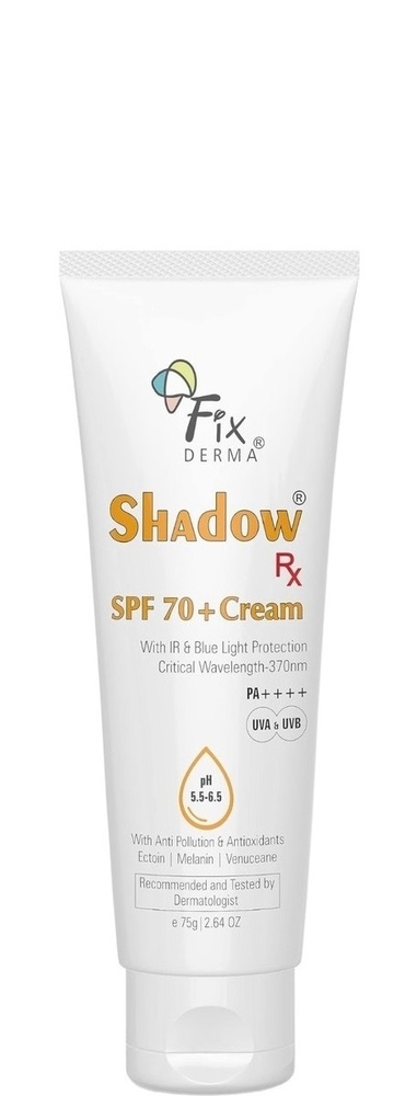Fixderma Shadow RX მზისგან დამცავი კრემი SPF 70+ 75 გ