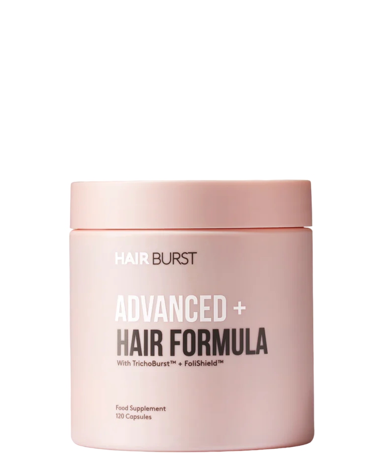 Hairburst Advanced + Hair Formula ვიტამინი, 120 კაფსულა