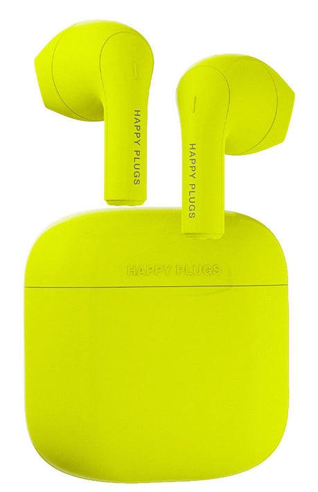 Happy Plugs Joy True Wireless Headphones Neon Yellow