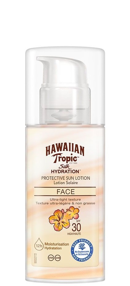 Hawaiian Tropic Silk Hydration სახის მზისგან დამცავი ლოსიონი SPF 30 50 მლ