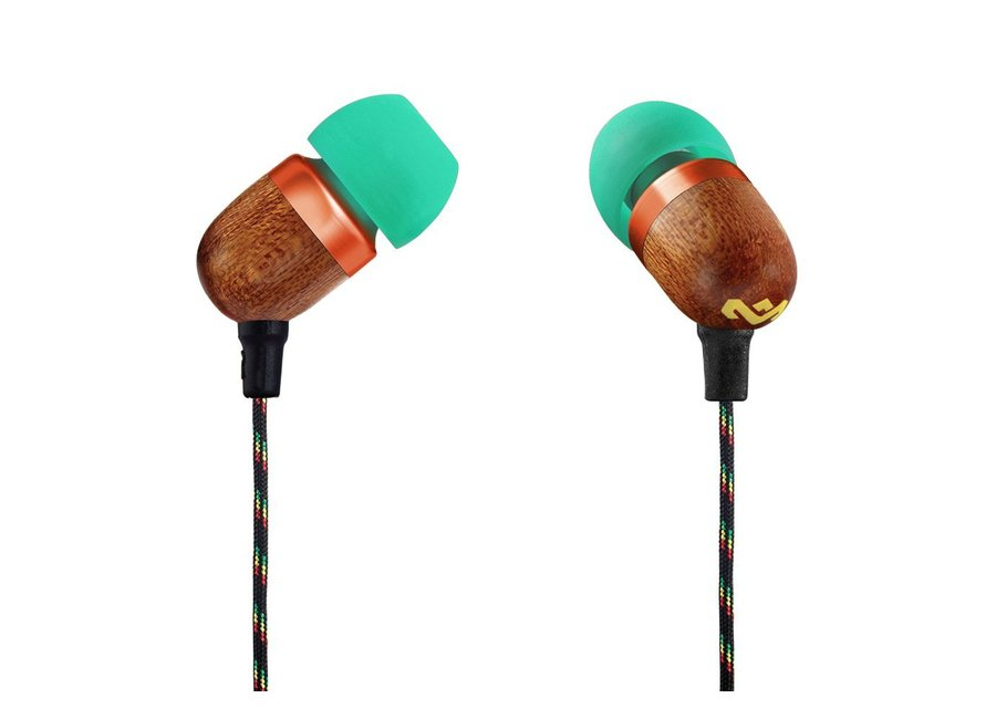 House Of Marley Smile Jamaica EM-JE041-RA Wired Earphones Rasta