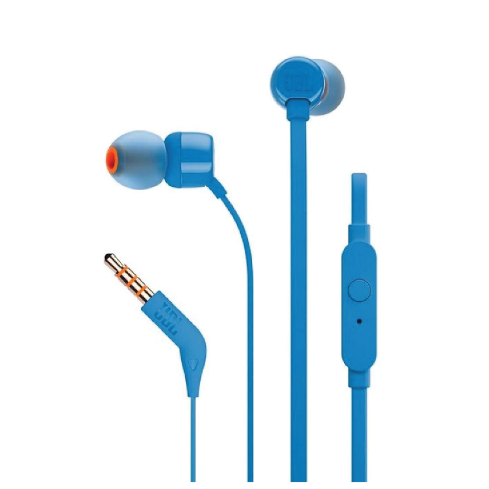 JBL T110 Earphones Blue