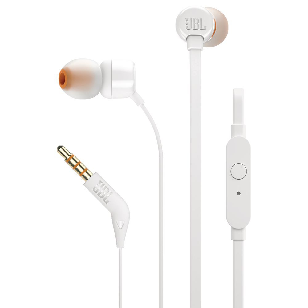 JBL T110 Earphones White