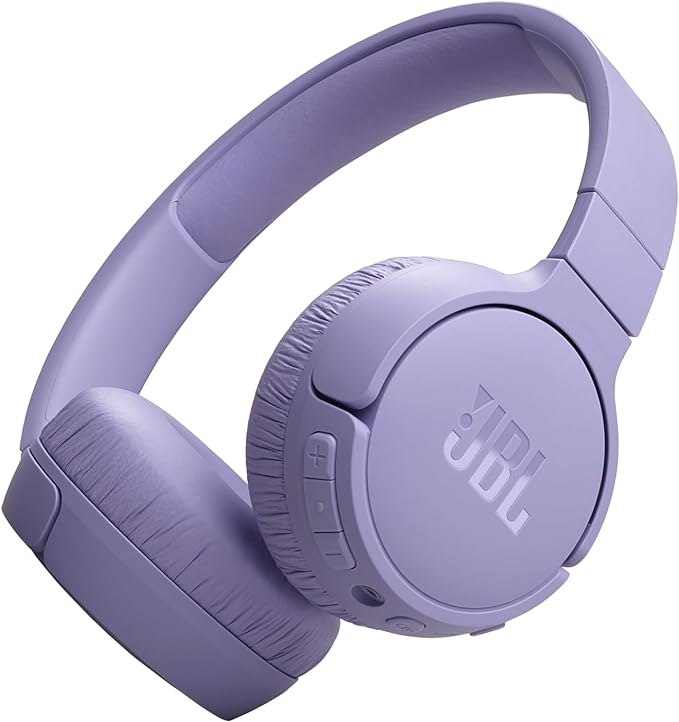 JBL Tune 670NC Tune Bluetooth Wireless On-Ear Headphones Purple