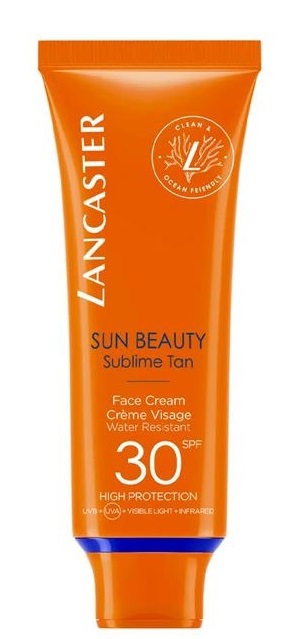 Lancaster Sun Beauty Silky Touch მზისგან დამცავი სახის კრემი SPF 30 50 მლ