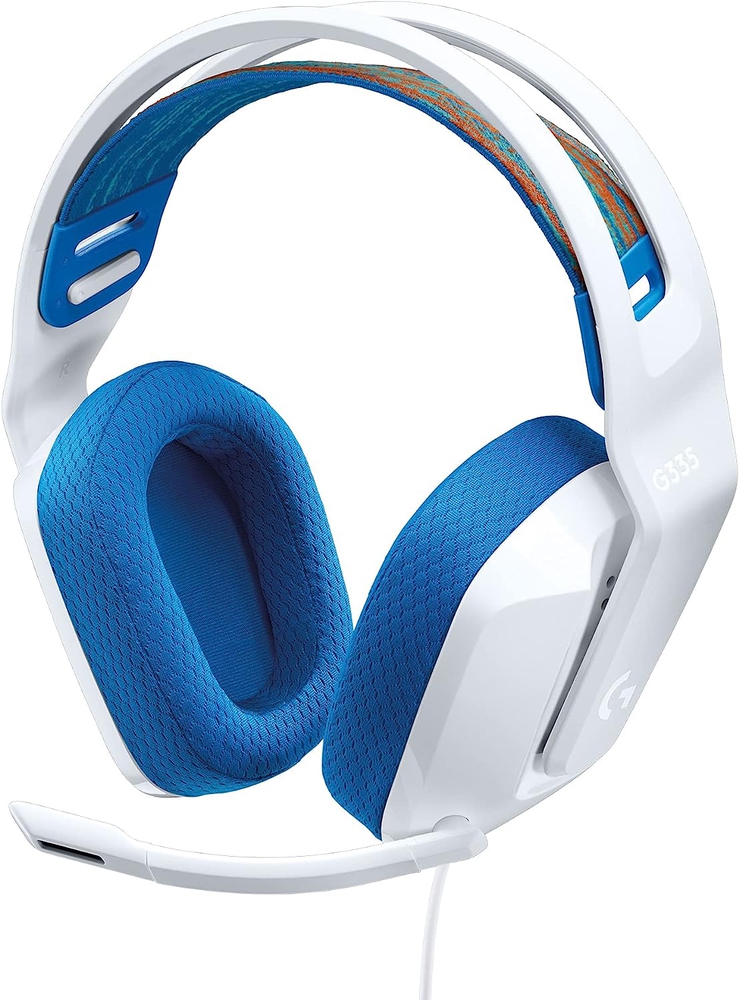 Logitech G335 Wired Gaming Headset White