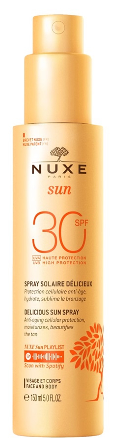 Nuxe Sun Delicious მზისგან დამცავი სპრეი SPF 30 150 მლ