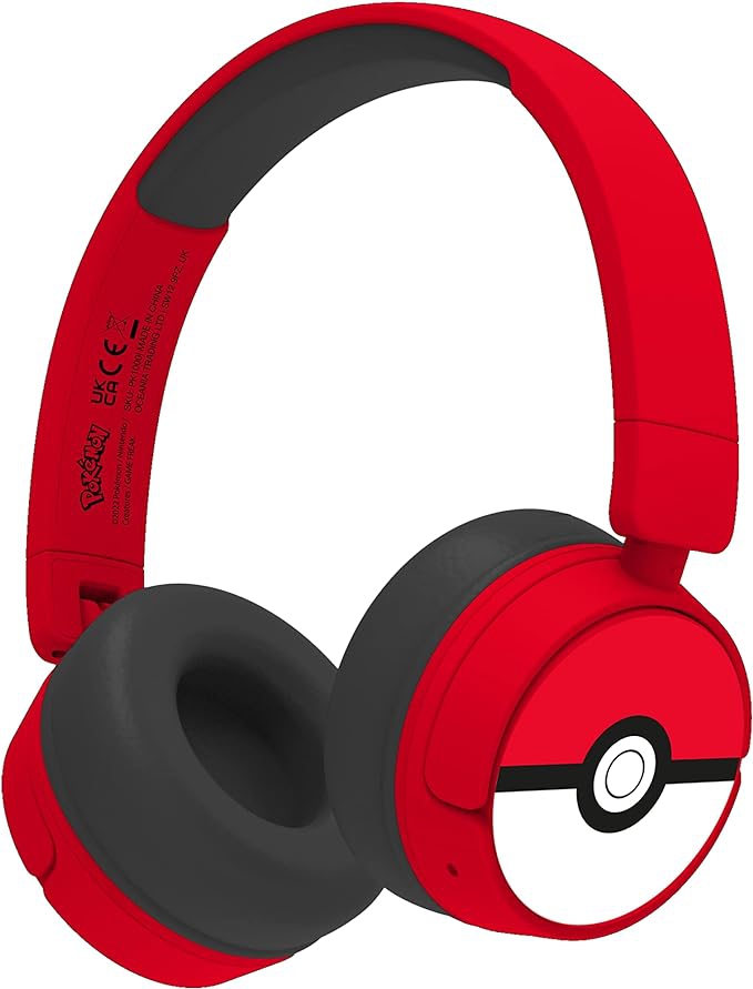 OTL PK1000 Pokeball Wireless Headphones Red