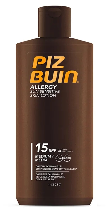 Piz Buin Allergy მზის დამცავი ლოსიონი  SPF 15 200 მლ