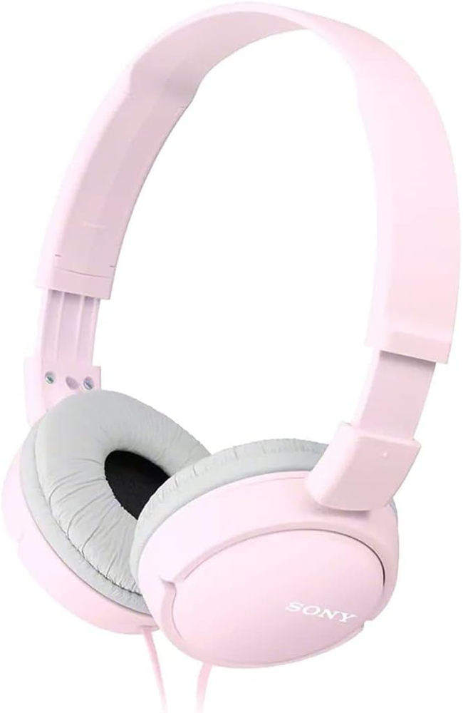 Sony MDR-ZX110 On-Ear Headphones With Mic Pink