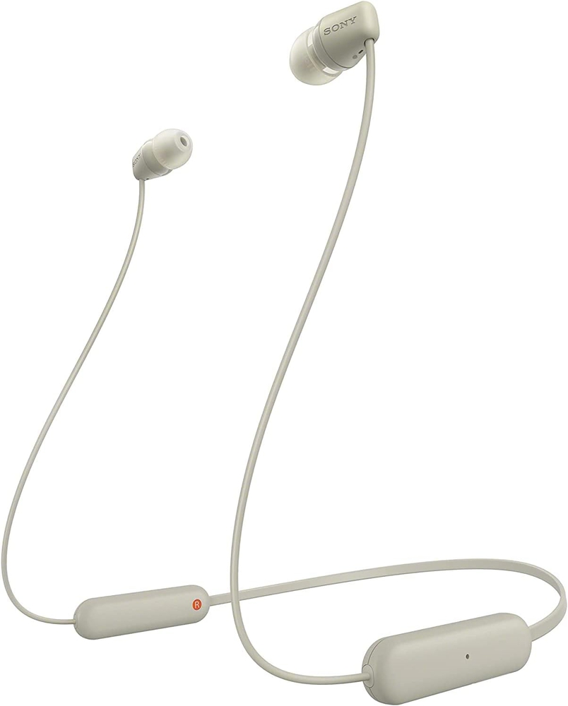 Sony WI-C100 Wireless In-ear Headphones Taupe