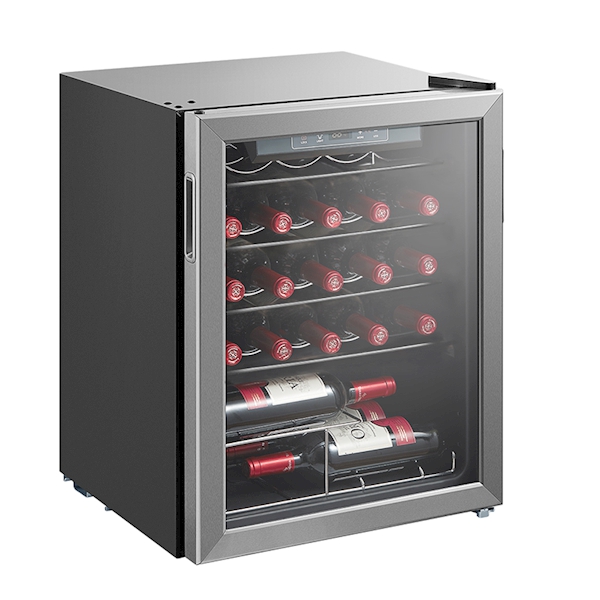 ღვინის მაცივარი Midea MDRW107FGG22 Wine Refrigerator Silver