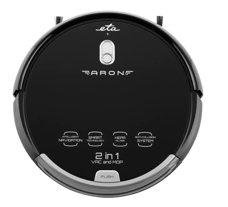 რობოტი მტვერსასრუტი ETA 2512 90000 Aron Robot Vacuum Cleaner Black