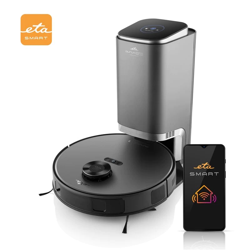 რობოტი მტვერსასრუტი ETA Aurum PRO Robot Vacuum Cleaner Gray