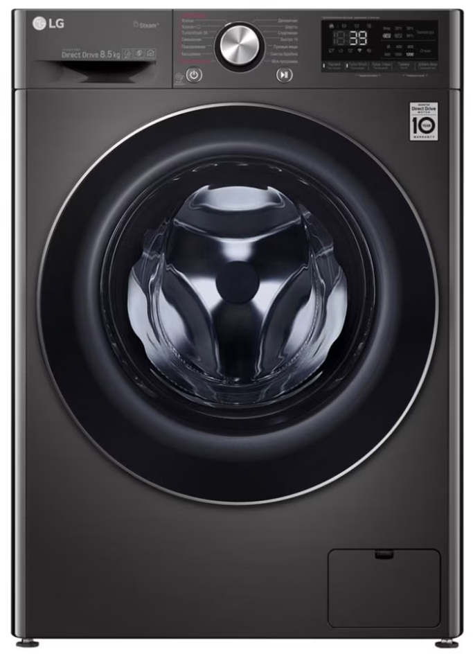 სარეცხი მანქანა LG F2V9GW9P.ABLPCOM Washing Machine Black