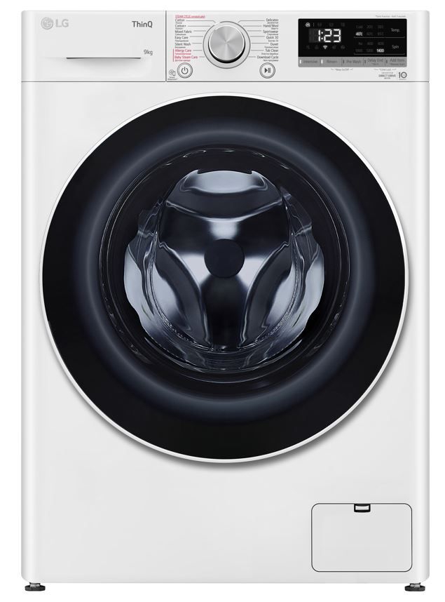 სარეცხი მანქანა LG F4V5VYL0W.ABWPMER Washing Machine White