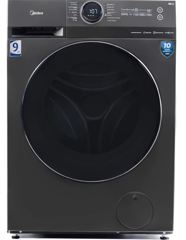 სარეცხი მანქანა Midea MF200W90WB/T Washing Machine Silver