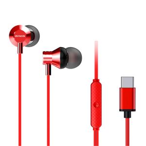 Aiwa ESTM-50USB-C/WT Wired Earphones Red