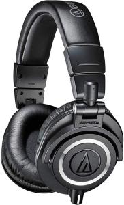 Audio-Technica ATH-M50X Professional Studio Monitor Headphones Black