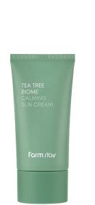 Farmstay Tea Tree Biome მზისგან დამცავი სახის კრემი SPF 50 50 გ