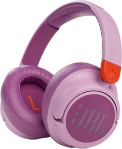 JBL JR 460 Noise-Cancelling Wireless Over-Ear Headphones Pink