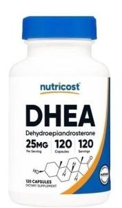 Nutricost DHEA 25 მგ, 120 კაფსულა