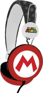 OTL SM0654 Super Mario Icon Wired Headphones Red/Black