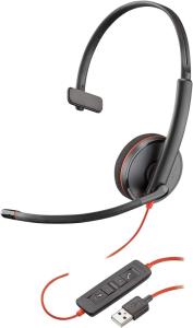 Poly Plantronics Blackwire C3210 Single-Sided Headset Black