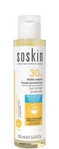 Soskin რუჯის მისაღები ზეთი SPF 30 100 მლ