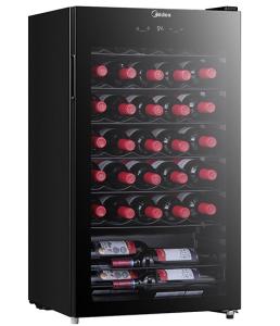 ღვინის მაცივარი Midea MDRW150FGG22 Wine Refrigerator Black