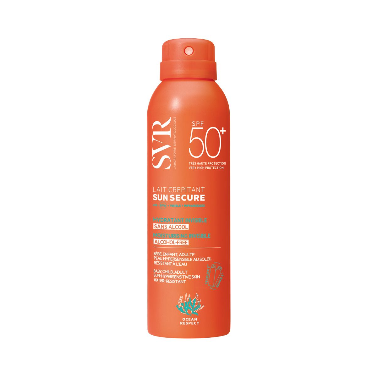 SVR - ესვიერი SUN სპრეი რძე SPF50+ 200 მლ 2559