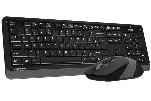 A4tech Fstyler FG1010 Wireless Keyboard Combo Set EN/Cyrillic Gray