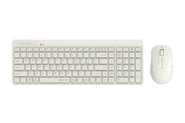 A4tech Fstyler FG2300 Air2 Wireless Keyboard and Mouse Combo Set Beige