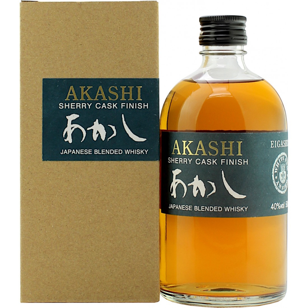 Akashi, Sherry Cask, იაპონური შერეული ვისკი, 500 მლ, სასაჩუქრე.