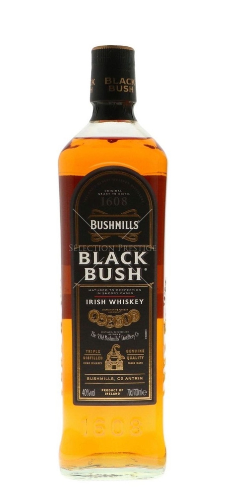 Bushmills Black Bush, ირლანდიური შერეული ვისკი, 12-წლიანი, 700 მლ.
