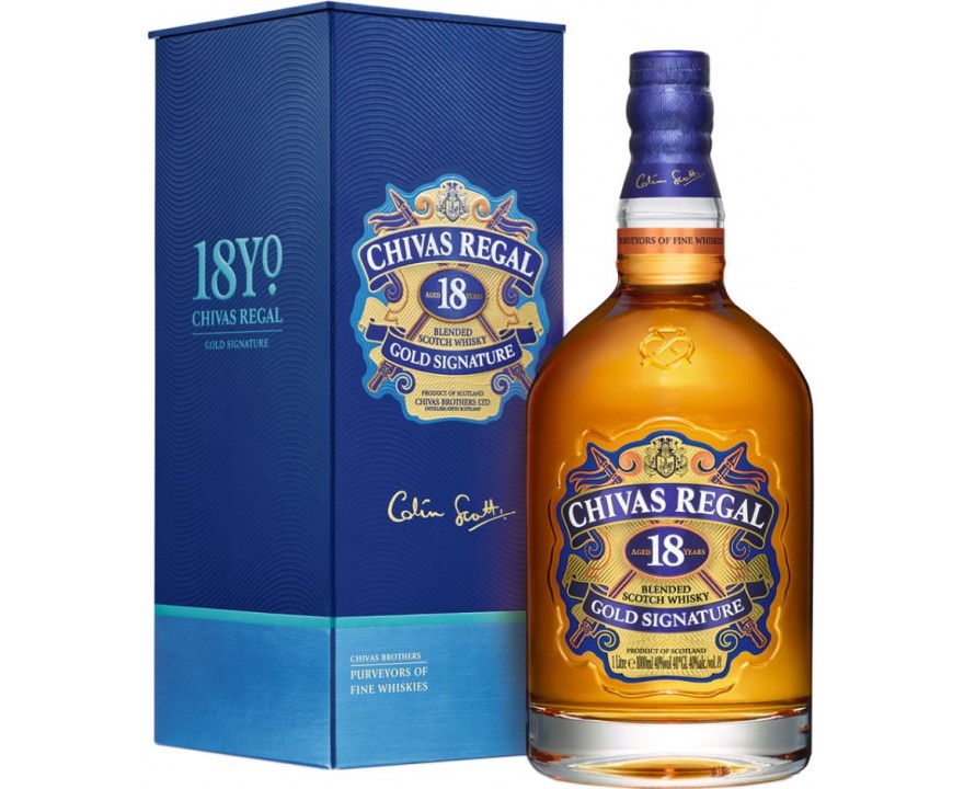 Chivas Regal, შერეული სკოტჩი, 18-წლიანი, 1 ლ.