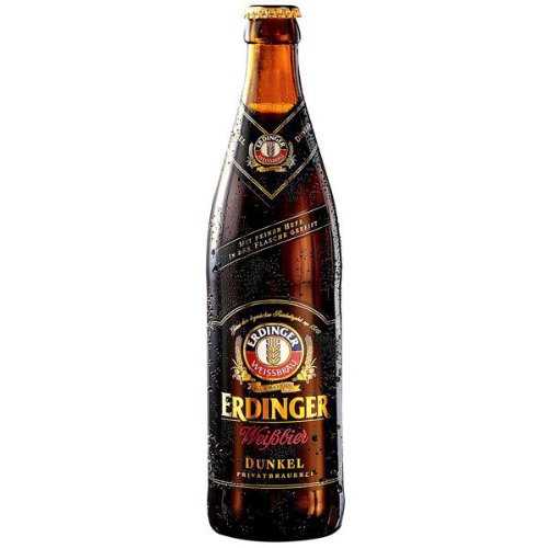 Erdinger, მუქი ხორბლის ელი, გაუფილტრავი ლუდი, 500 მლ.