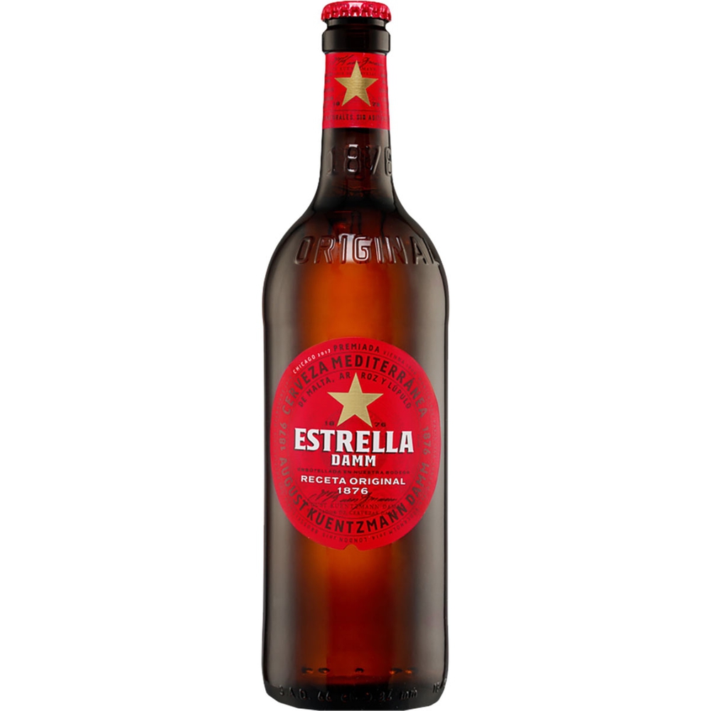 Estrella Damm, ლაგერი, გაფილტრული ლუდი, 660 მლ.