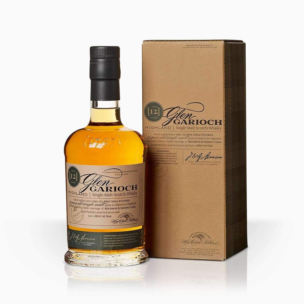 Glen Garioch, ერთალაოიანი სკოტჩი, 12-წლიანი, 1 ლ.