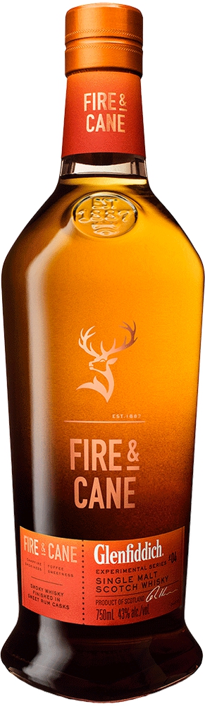 Glenfiddich Fire & Cane, ერთალაოიანი სკოტჩი, 8-წლიანი, 700 მლ.