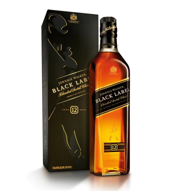 Johnnie Walker Black Label, შერეული სკოტჩი, 12 წლიანი, 750 მლ.